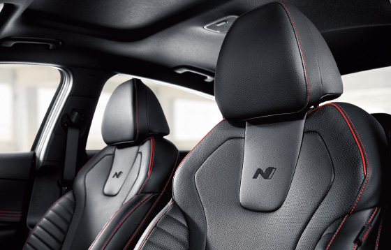 N Line exclusive sports seats