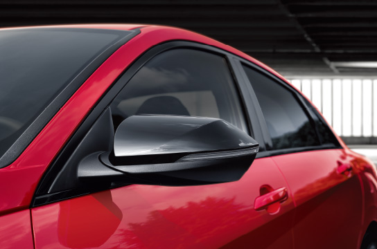 Glossy black side mirror covers & DLO Molding